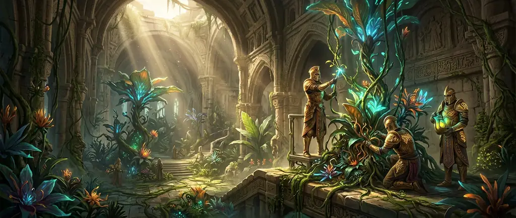 Ancient botanist architecture